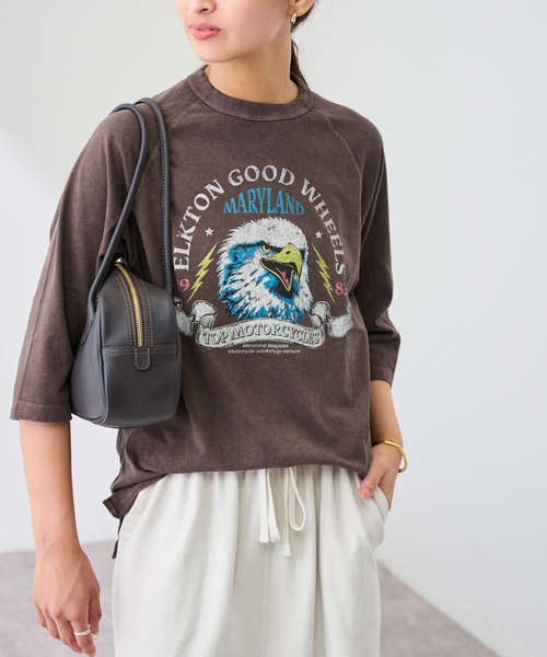 GOOD ROCK SPEED モーターサイクルラグランT（Tシャツ