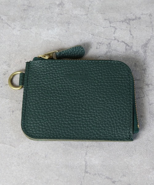 UNIVERSAL OVERALL(ユニバーサルオーバーオール)の「UNIVERSAL OVERALL シボレザーL型ジップウォレット(ショート)(財布・メンズ・オレンジ/ベージュ/グリーン/ブラック・FREE)」の3枚目の写真