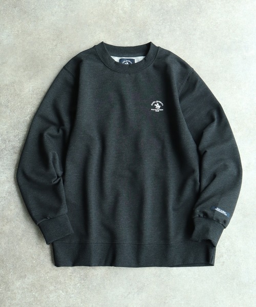 Santa Barbara Polo & Racquet Club(サンタ・バーバラ・ポロ & ラケット・クラブ)の「【Santa Barbara Polo & Racquet Club / サンタバーバラ ポロ & ラケット クラブ】ロゴ刺繍 クルーネック スウェット トレーナー(スウェット・メンズ・オートミール/グリーン/ネイビー/チャコールグレー・M/L/LL)」の2枚目の写真