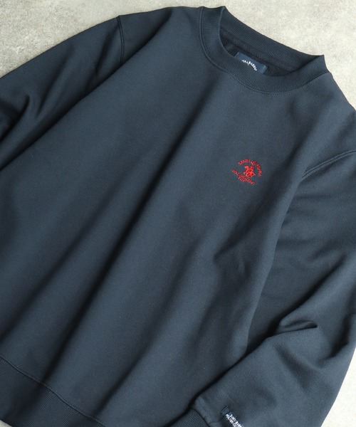 Santa Barbara Polo & Racquet Club(サンタ・バーバラ・ポロ & ラケット・クラブ)の「【Santa Barbara Polo & Racquet Club / サンタバーバラ ポロ & ラケット クラブ】ロゴ刺繍 クルーネック スウェット トレーナー(スウェット・メンズ・オートミール/グリーン/ネイビー/チャコールグレー・M/L/LL)」の14枚目の写真