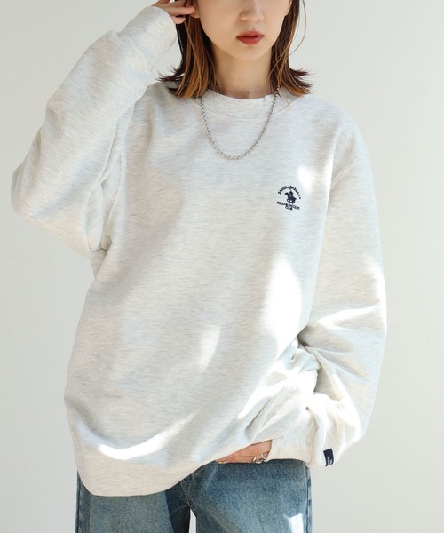 Santa Barbara Polo & Racquet Club(サンタ・バーバラ・ポロ & ラケット・クラブ)の「【Santa Barbara Polo & Racquet Club / サンタバーバラ ポロ & ラケット クラブ】ロゴ刺繍 クルーネック スウェット トレーナー(スウェット・メンズ・オートミール/グリーン/ネイビー/チャコールグレー・M/L/LL)」の17枚目の写真