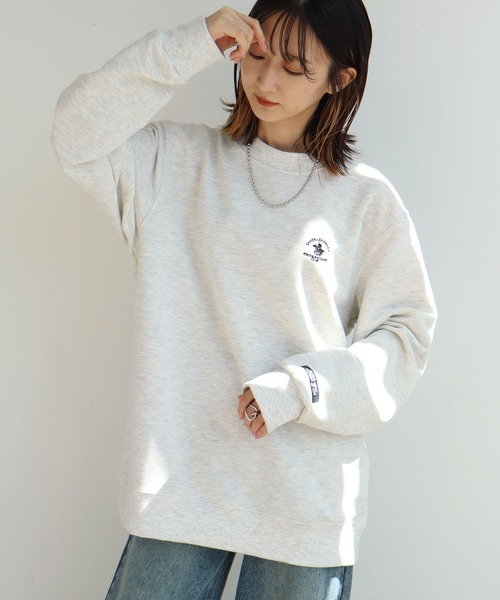Santa Barbara Polo & Racquet Club(サンタ・バーバラ・ポロ & ラケット・クラブ)の「【Santa Barbara Polo & Racquet Club / サンタバーバラ ポロ & ラケット クラブ】ロゴ刺繍 クルーネック スウェット トレーナー(スウェット・メンズ・オートミール/グリーン/ネイビー/チャコールグレー・M/L/LL)」の18枚目の写真