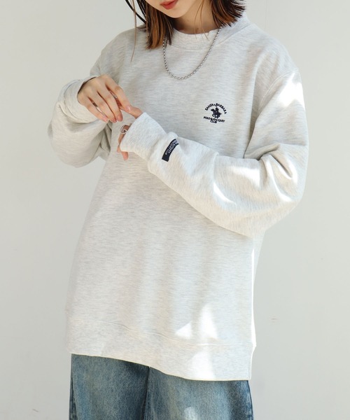 Santa Barbara Polo & Racquet Club(サンタ・バーバラ・ポロ & ラケット・クラブ)の「【Santa Barbara Polo & Racquet Club / サンタバーバラ ポロ & ラケット クラブ】ロゴ刺繍 クルーネック スウェット トレーナー(スウェット・メンズ・オートミール/グリーン/ネイビー/チャコールグレー・M/L/LL)」の19枚目の写真