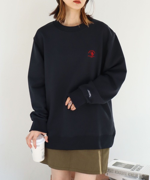 Santa Barbara Polo & Racquet Club(サンタ・バーバラ・ポロ & ラケット・クラブ)の「【Santa Barbara Polo & Racquet Club / サンタバーバラ ポロ & ラケット クラブ】ロゴ刺繍 クルーネック スウェット トレーナー(スウェット・メンズ・オートミール/グリーン/ネイビー/チャコールグレー・M/L/LL)」の21枚目の写真