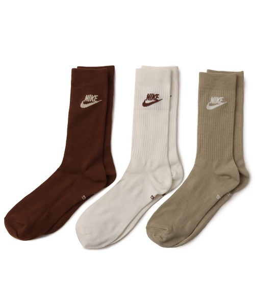 NIKE(ナイキ)の「NIKE U NK NSW EVERYDAY ESSENTIAL CR / ナイキ NSW エブリデイ エッセンシャル クルー ソックス 【SP】(ソックス/靴下・メンズ・マルチ・21-23/23-25/25-27/27-29)」の1枚目の写真