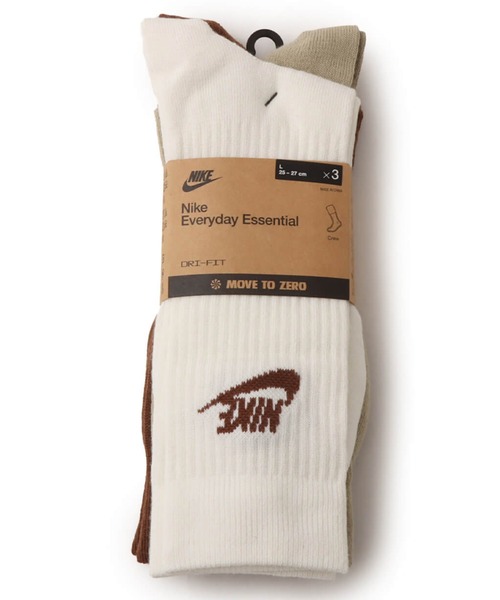 NIKE(ナイキ)の「NIKE U NK NSW EVERYDAY ESSENTIAL CR / ナイキ NSW エブリデイ エッセンシャル クルー ソックス 【SP】(ソックス/靴下・メンズ・マルチ・21-23/23-25/25-27/27-29)」の2枚目の写真