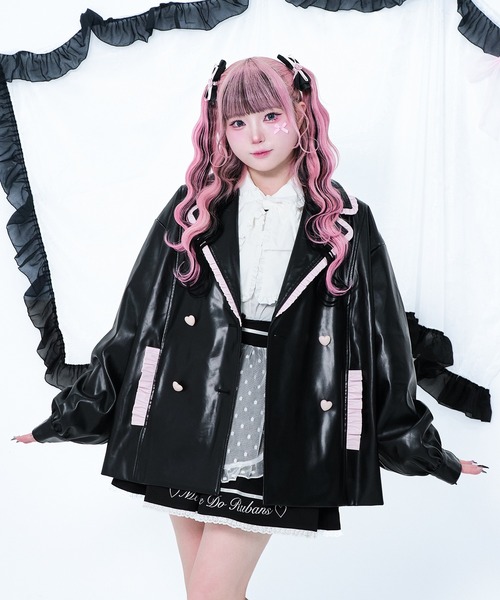 美品❣️前たてフリルが素敵❤️サマージャケット ひるなんっ