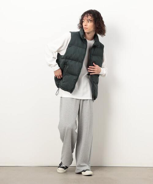 Purple&Yellow（パープルアンドイエロー）の「裏毛 ワイドパンツ（その他パンツ・メンズ・ブラック/グレー/オレンジ・LARGE/MEDIUM/SMALL/X-SMALL）」の9枚目の写真