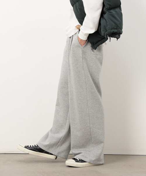 Purple&Yellow（パープルアンドイエロー）の「裏毛 ワイドパンツ（その他パンツ・メンズ・ブラック/グレー/オレンジ・LARGE/MEDIUM/SMALL/X-SMALL）」の4枚目の写真