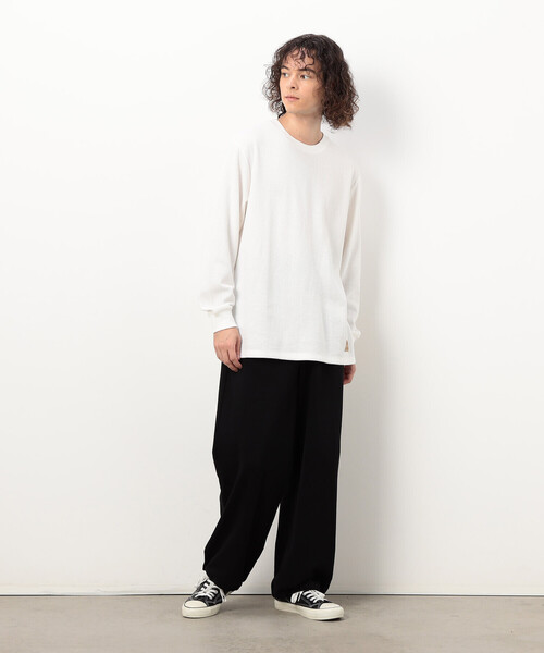 Purple&Yellow（パープルアンドイエロー）の「裏毛 ワイドパンツ（その他パンツ・メンズ・ブラック/グレー/オレンジ・LARGE/MEDIUM/SMALL/X-SMALL）」の10枚目の写真