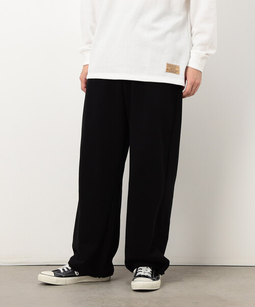 Purple&Yellow（パープルアンドイエロー）の「裏毛 ワイドパンツ（その他パンツ・メンズ・ブラック/グレー/オレンジ・LARGE/MEDIUM/SMALL/X-SMALL）」の14枚目の写真