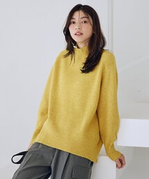 【LEE掲載】ハイネックウィンターニット
