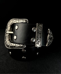 CALIFORNIA OUTFITTERS | 10A14 シルバー スタッズ ウエスタンバックル ベルト(ベルト)