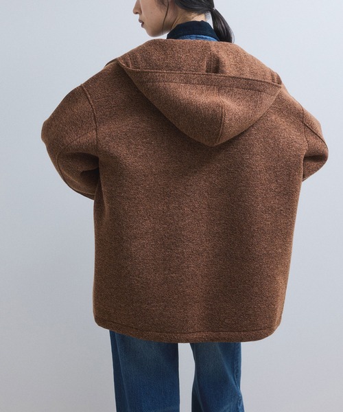 セール】【WEB限定】メランジボンディングフーディーブルゾン