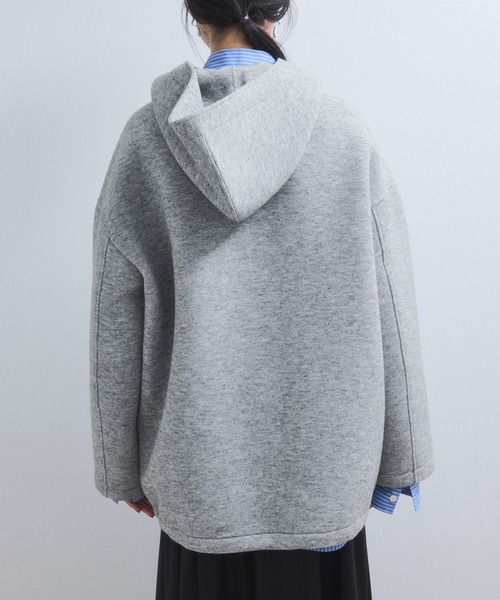 セール】【WEB限定】メランジボンディングフーディーブルゾン