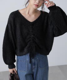 FREE'S MART | ◆前後２ＷＡＹドロストショート丈ニット(ニット/セーター)