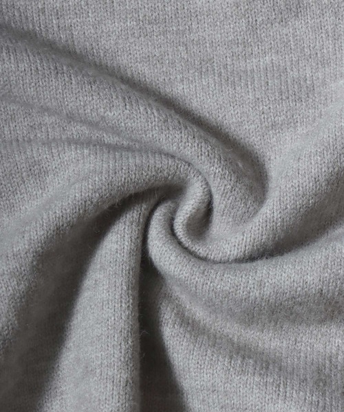 ANPAS(アンパス)の「Hand-Stitched Motif Knit Sweater/モチーフハンドステッチニット クルーネックセーター ユニセックス メンズ レディース(ニット/セーター・メンズ・グレー系2/ブラック系2/ネイビー系2/ブラック系1/グレー系1/ネイビー系1・M/L)」の20枚目の写真
