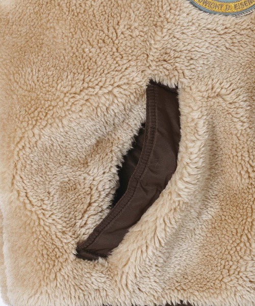 AVIREX（アヴィレックス）の「【AVIREX×JEANASIS】ボア B-3/588586（ミリタリージャケット・レディース・グレー系その他/ベージュ系その他・FREE）」の7枚目の写真