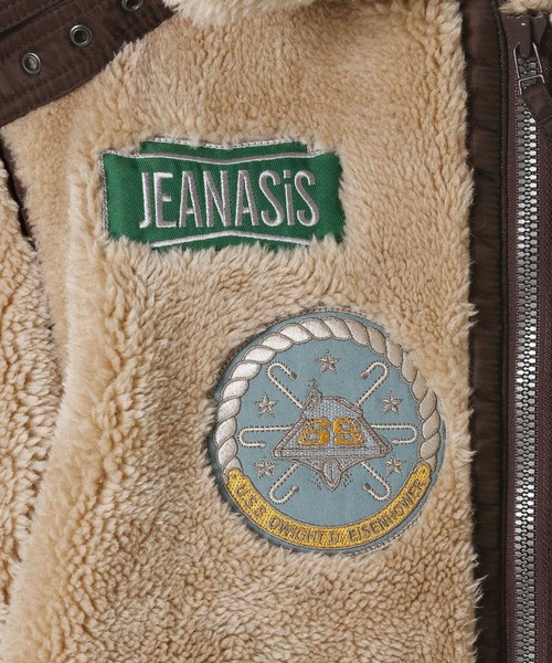 AVIREX（アヴィレックス）の「【AVIREX×JEANASIS】ボア B-3/588586（ミリタリージャケット・レディース・グレー系その他/ベージュ系その他・FREE）」の9枚目の写真