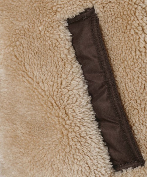 AVIREX（アヴィレックス）の「【AVIREX×JEANASIS】ボア B-3/588586（ミリタリージャケット・レディース・グレー系その他/ベージュ系その他・FREE）」の19枚目の写真