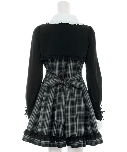 ハートバックル付ボレロ風長袖ワンピース（ワンピース）｜Secret Honey