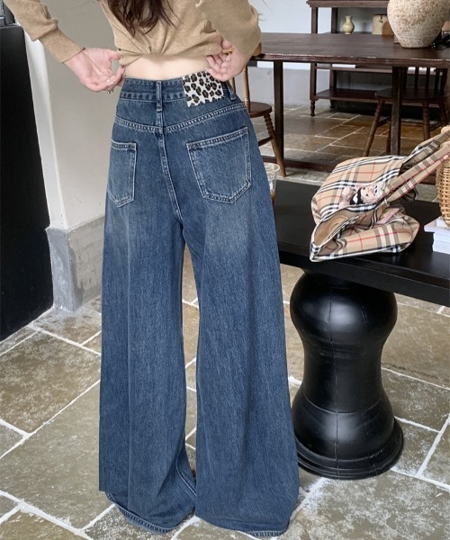 FREE STYLISTS(フリー スタイリスト)の「YUGA_YGMC High-waisted baggy denim pants(デニムパンツ・レディース・ブラック/インディゴブルー・S/M/L)」の15枚目の写真