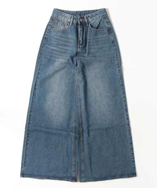 FREE STYLISTS(フリー スタイリスト)の「YUGA_YGMC High-waisted baggy denim pants(デニムパンツ・レディース・ブラック/インディゴブルー・S/M/L)」の19枚目の写真