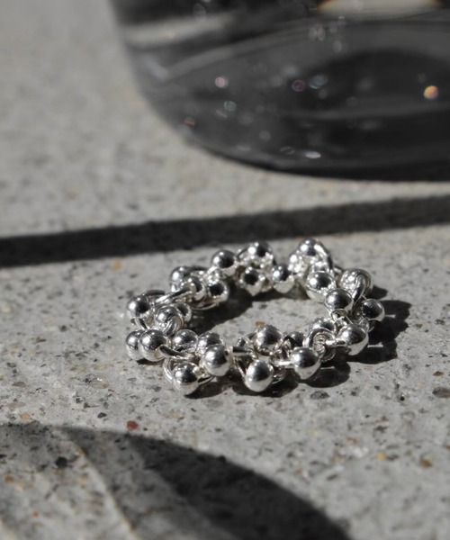 Soierie(ソワリー)の「ポム チェーン シンプル リング / Pome chain simple ring(リング・レディース・シルバー/シルバー×ゴールド・S/L)」の22枚目の写真