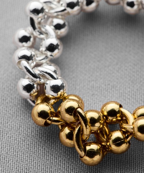 Soierie(ソワリー)の「ポム チェーン シンプル リング / Pome chain simple ring(リング・レディース・シルバー/シルバー×ゴールド・S/L)」の21枚目の写真