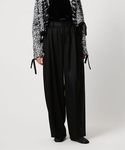 AEWEN MATOPH（イウエン マトフ）の「＜AEWEN MATOPH＞パネルギャザーパンツ（その他パンツ・レディース・ブラック/オフホワイト/モカ・34/36/38）」の3枚目の写真