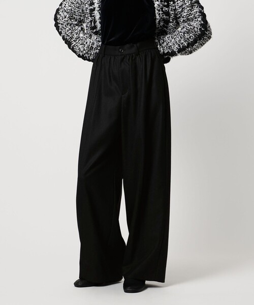 AEWEN MATOPH（イウエン マトフ）の「＜AEWEN MATOPH＞パネルギャザーパンツ（その他パンツ・レディース・ブラック/オフホワイト/モカ・34/36/38）」の7枚目の写真