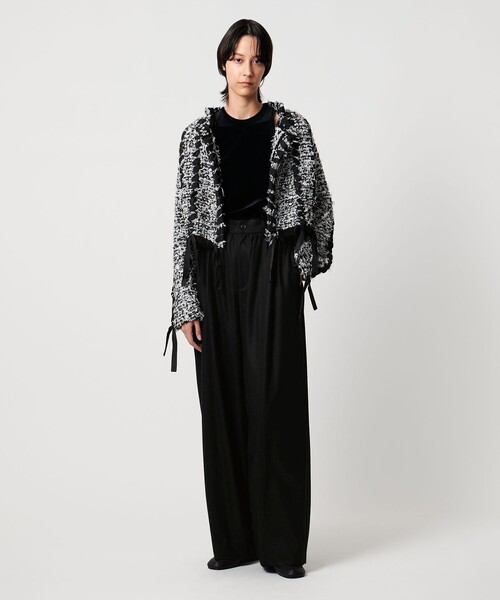 AEWEN MATOPH（イウエン マトフ）の「＜AEWEN MATOPH＞パネルギャザーパンツ（その他パンツ・レディース・ブラック/オフホワイト/モカ・34/36/38）」の8枚目の写真