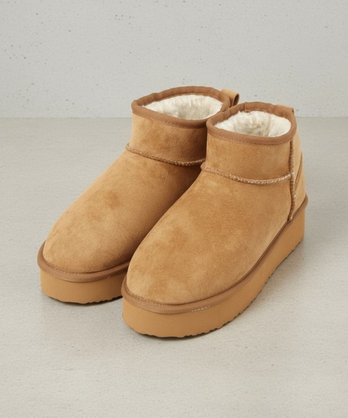 repipi armario（レピピ アルマリオ）の「アツゾコムートンブーツ（ブーツ・キッズ・ブラウン/ブラック系その他・SMALL/MEDIUM/LARGE）」の2枚目の写真