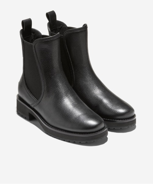 COLE HAAN（コールハーン）の「リンドン ウォータープルーフ チェルシー ブーティー womens（ブーツ・レディース・ブラック・6/6.5/7/7.5/8/8.5/5.5）」の2枚目の写真