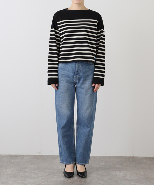 ORCIVAL(オーシバル)の「ORCIVAL/オーシバル RACHEL クロップドプルオーバー #6202(Tシャツ/カットソー・レディース・ブラック/ブルー・FREE)」の17枚目の写真