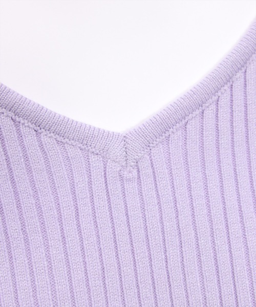 CLEAR BASIC（クリアベーシック）の「袖口レースニットトップス[オフィスカジュアル 着回し抜群 大人]≪新色追加≫（ニット/セーター・レディース・ブラック/グレイッシュベージュ/アイボリー/ラベンダー・F）」の7枚目の写真