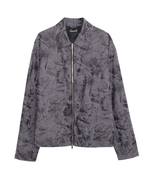 CavariA（キャバリア）の「『CavariA/キャバリア』総柄ZIP JKT（ブルゾン・メンズ・チャコール/ベージュ・L/M）」の9枚目の写真