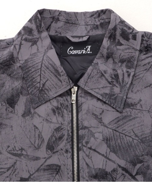 CavariA（キャバリア）の「『CavariA/キャバリア』総柄ZIP JKT（ブルゾン・メンズ・チャコール/ベージュ・L/M）」の11枚目の写真
