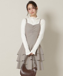 WILLSELECTION | ダブルストラップアシンメトリーワンピース(ワンピース)