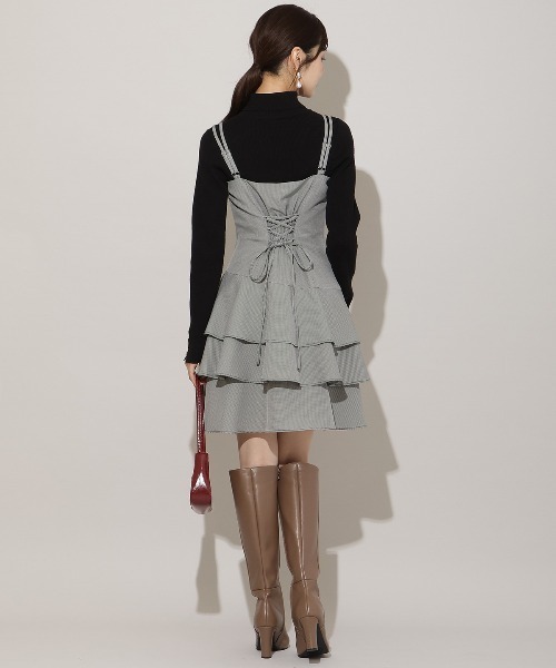 セール】ダブルストラップアシンメトリーワンピース（ワンピース