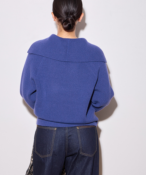 セール】バルーンセーラーカラーニット（ニット/セーター）｜journal