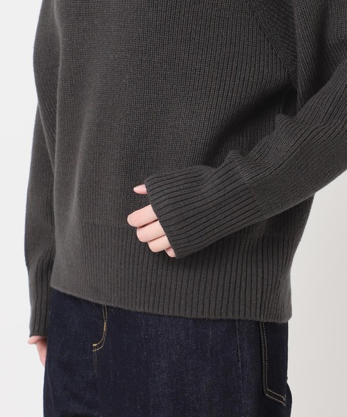 journal standard L'essage（ジャーナルスタンダードレサージュ）の「バルーンセーラーカラーニット（ニット/セーター・レディース・ブルー系その他/キャメル/ブラック系その他・FREE）」の9枚目の写真