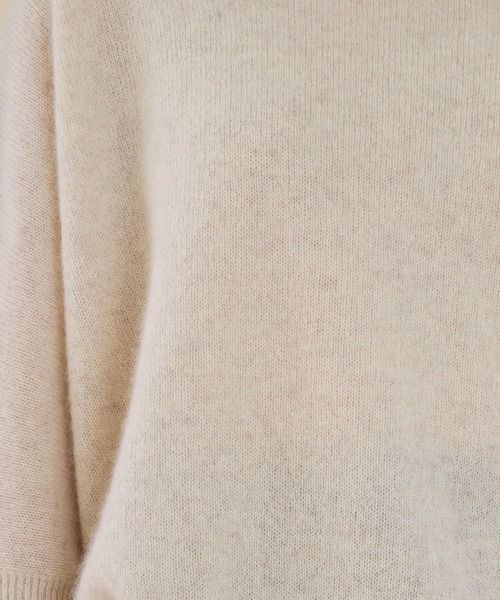 marmors(マルモア)の「【marmors】yak boat neck loose knit pullover(ニット/セーター・レディース・ライトブルー/オフホワイト/イエロー・36)」の15枚目の写真