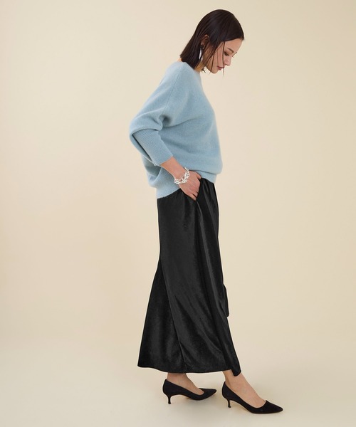 marmors(マルモア)の「【marmors】yak boat neck loose knit pullover(ニット/セーター・レディース・ライトブルー/オフホワイト/イエロー・36)」の17枚目の写真