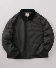 make a ray!（メイク ア レイ！）の「【81】襟コーデュロイ ヴィンテージライク 中綿入り ダックブルゾン（ブルゾン）」