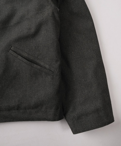 make a ray!（メイク ア レイ！）の「【81】襟コーデュロイ ヴィンテージライク 中綿入り ダックブルゾン（ブルゾン・メンズ・キャメル/ブラック/カーキ・M/L/XL）」の8枚目の写真