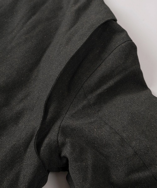 make a ray!（メイク ア レイ！）の「【81】襟コーデュロイ ヴィンテージライク 中綿入り ダックブルゾン（ブルゾン・メンズ・キャメル/ブラック/カーキ・M/L/XL）」の7枚目の写真