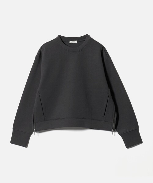 green label relaxing(グリーンレーベルリラクシング)の「【WEB限定】<at ease>ダンボール スリット プルオーバー カットソー(Tシャツ/カットソー・レディース・ナチュラル/モカ/ダークグレー・FREE)」の6枚目の写真