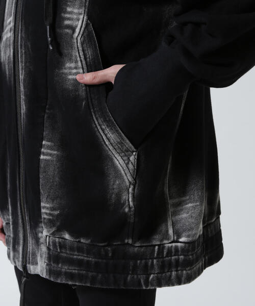 KMRii（ケムリ）の「KMRii/ケムリ/Cordoba Long Parka_02（パーカー・メンズ・ブラック・2）」の3枚目の写真