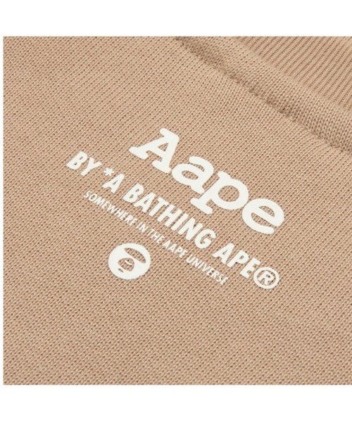 AAPE BY A BATHING APE（エーエイプバイアベイシングエイプ）の「AAPE BASIC CREW NECK SWEAT（スウェット・レディース・ライトブルー/ライトベージュ・X-SMALL/XX-SMALL）」の5枚目の写真